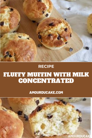 Soft chocolate chip muffins with mystery ingredient