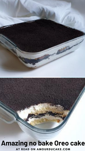 No-bake Oreo cake