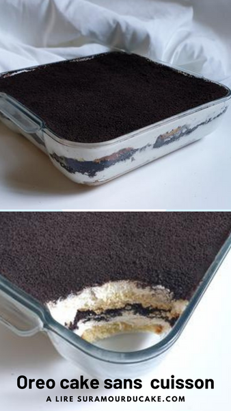 Incroyable gâteau oréo sans cuisson.
